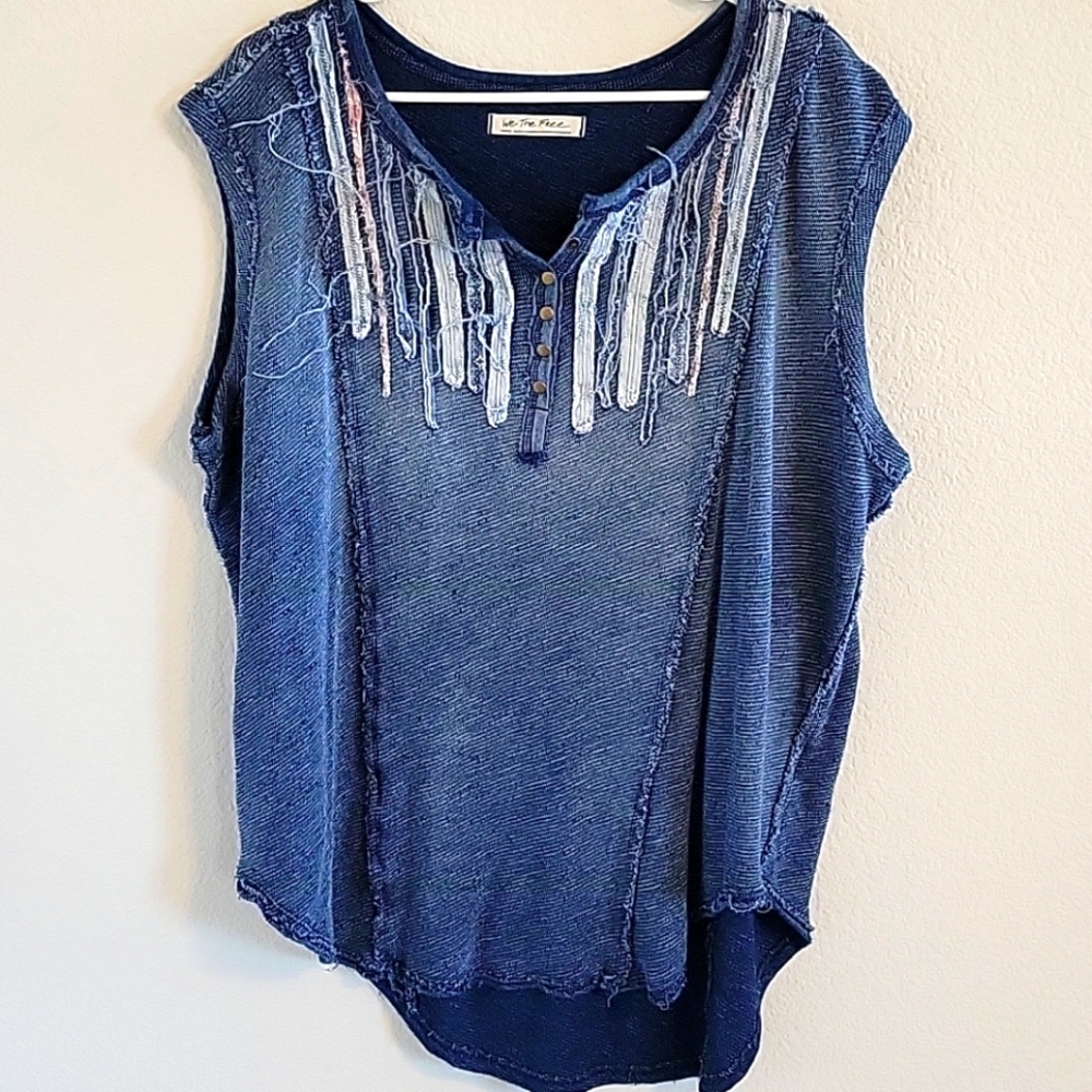 We the free sleeves top sz small free people